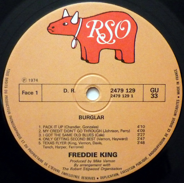 Freddie King - Burglar | RSO (2479 129) - 3