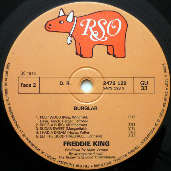 Freddie King - Burglar | RSO (2479 129) - 4
