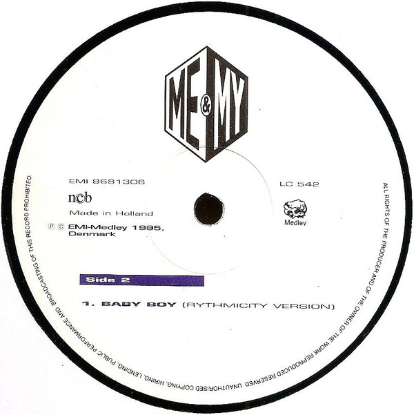 Me & My - Baby Boy | Medley Records (EMI 8681306) - 4 Me & My - Baby Boy | Medley Records (EMI 8681306) - 4