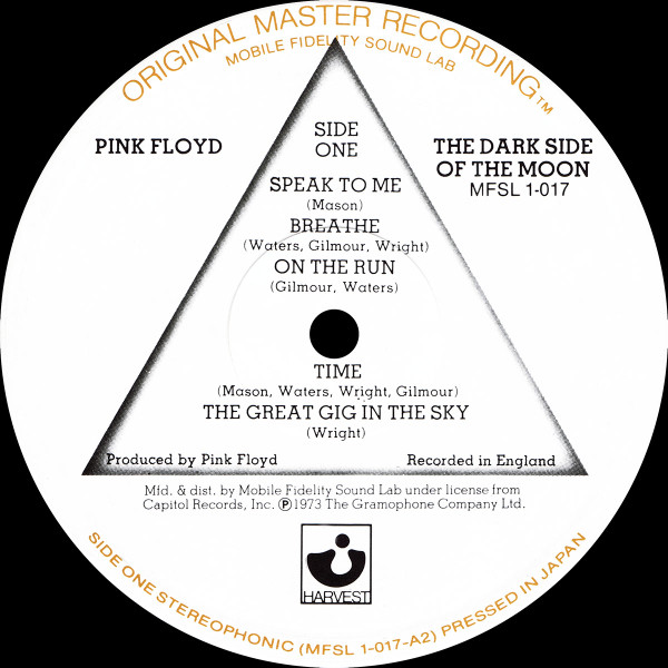 Pink Floyd - The Dark Side Of The Moon | Mobile Fidelity Sound Lab