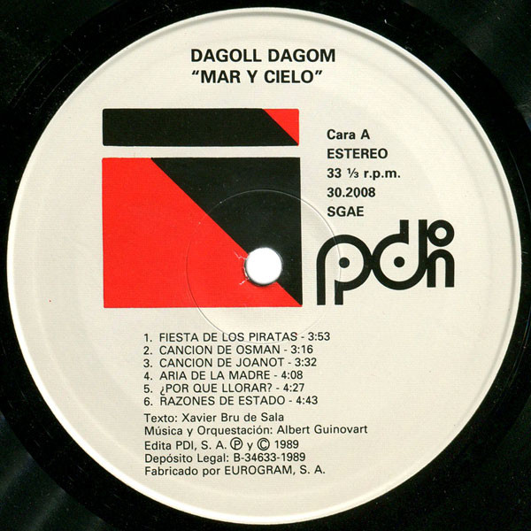 Dagoll Dagom , Xavier Bru de Sala / Albert Guinovart - Mar Y Cielo | PDI (E-30.2008) - 4 Dagoll Dagom , Xavier Bru de Sala / Albert Guinovart - Mar Y Cielo | PDI (E-30.2008) - 4