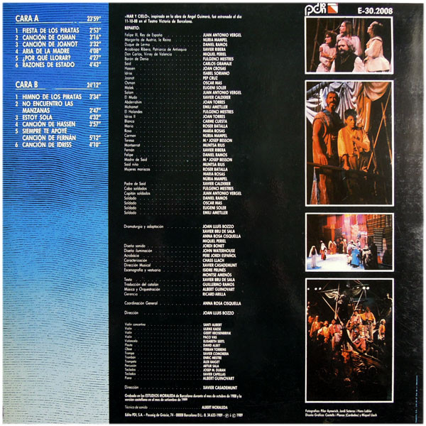 Dagoll Dagom , Xavier Bru de Sala / Albert Guinovart - Mar Y Cielo | PDI (E-30.2008) - 2 Dagoll Dagom , Xavier Bru de Sala / Albert Guinovart - Mar Y Cielo | PDI (E-30.2008) - 2