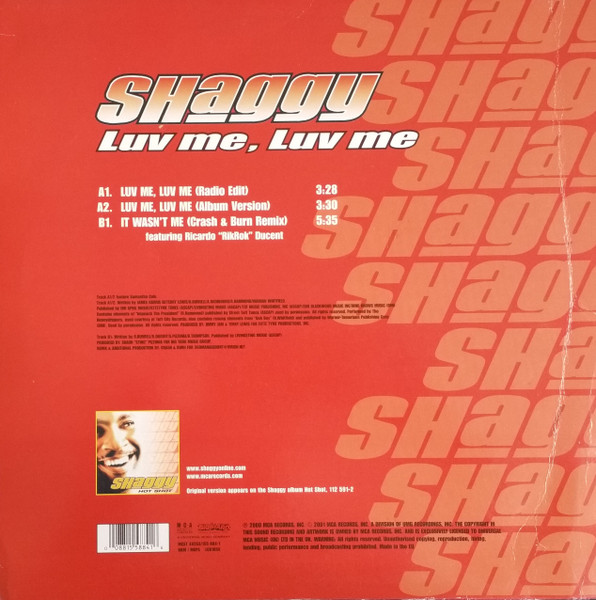 Shaggy - Luv Me, Luv Me | Big Yard Music Group Ltd. (MCST 40263) - 2