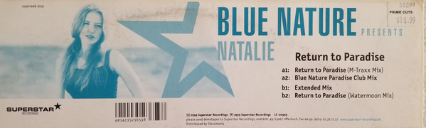 Blue Nature Presents Natalie - Return To Paradise | Superstar Recordings (super008-dmd) Blue Nature Presents Natalie - Return To Paradise | Superstar Recordings (super008-dmd)