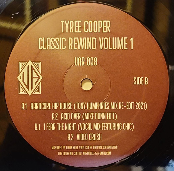 Tyree Cooper - Classic Rewind Volume 1 | Upstairs Asylum Recordings (UAR 008) - 3