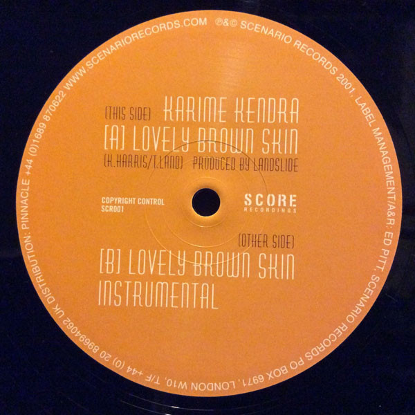 Karime Kendra - Lovely Brown Skin | Score Recordings (SCR 001)