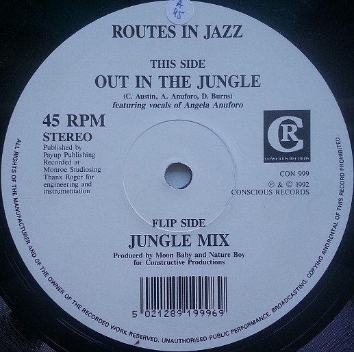 Routes In Jazz - Out In The Jungle | Conscious Records (CON 999)