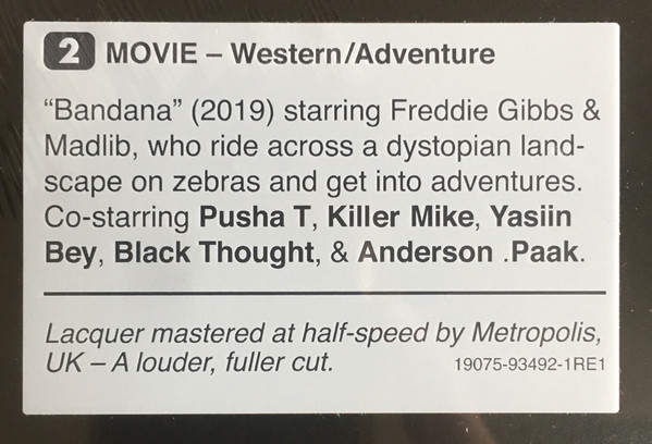 Freddie Gibbs & Madlib - Bandana | Madlib Invazion (1907593492-1) - 4