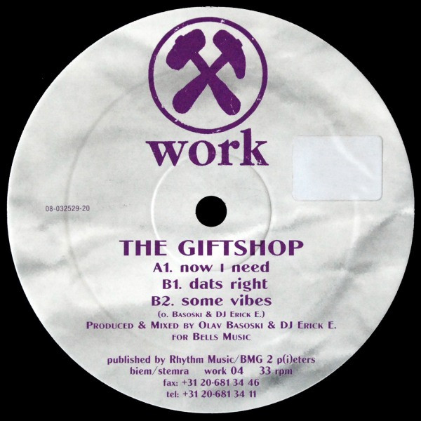 The Giftshop - Now I Need | Work Records (work 04) - main