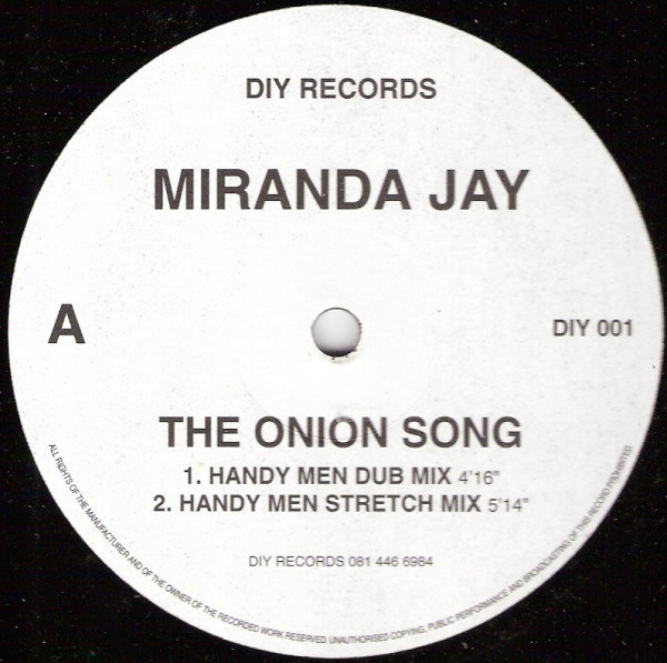 Miranda Jay - The Onion Song | DIY Records (DIY 001) - main