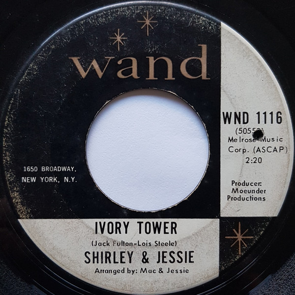 Shirley & Jessie - Ivory Tower / You Can't Fight Love | Wand (WND 1116) - main