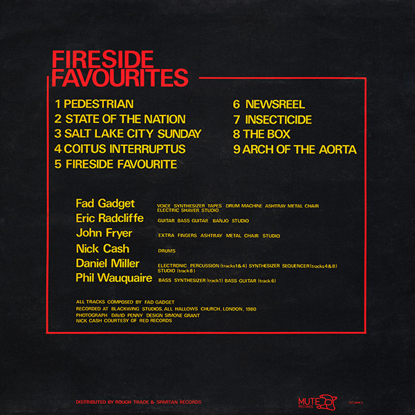 Fad Gadget - Fireside Favourites | Mute (STUMM 3) - 2 Fad Gadget - Fireside Favourites | Mute (STUMM 3) - 2