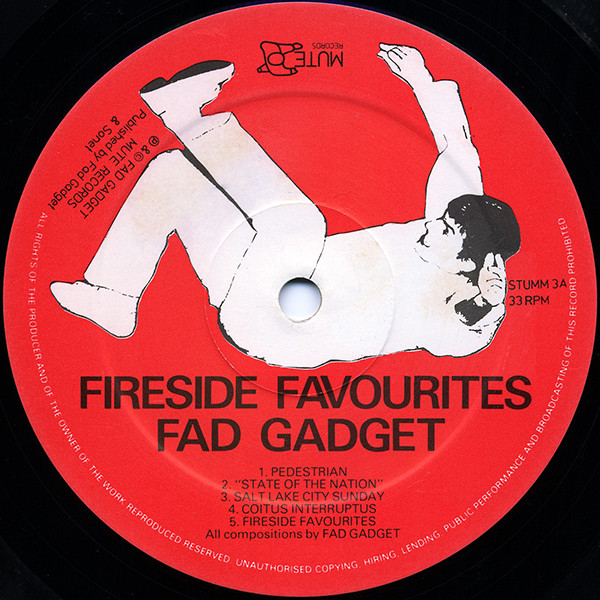 Fad Gadget - Fireside Favourites | Mute (STUMM 3) - 3 Fad Gadget - Fireside Favourites | Mute (STUMM 3) - 3