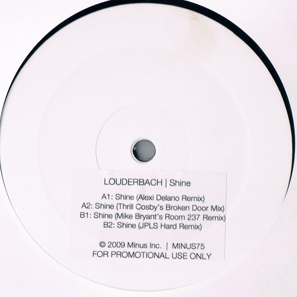Louderbach - Shine | M_nus (MINUS75) - main Louderbach - Shine | M_nus (MINUS75) - main