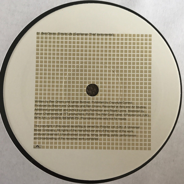 Ben Onono - Simple Life | Polydor (BEN 3) - 3
