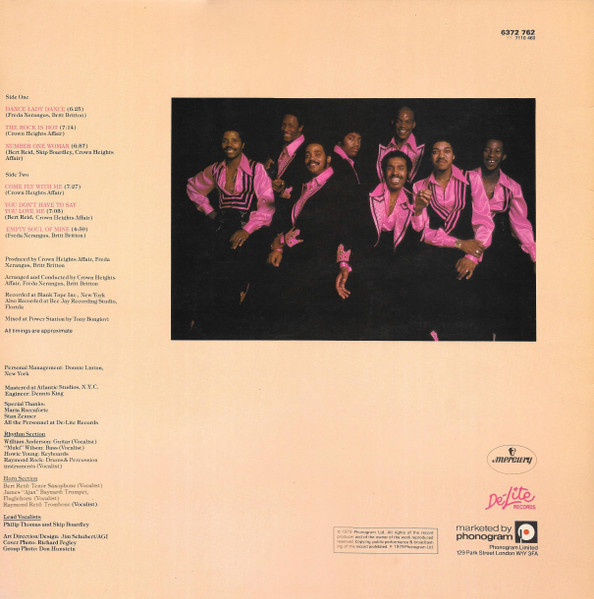 Crown Heights Affair - Dance Lady Dance | Mercury (6372 762) - 2