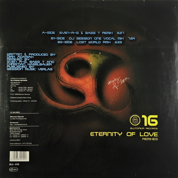 DJ Mario Laroche - Eternity Of Love (Remixes) | Blutonium Records (BLU - 016) - 2