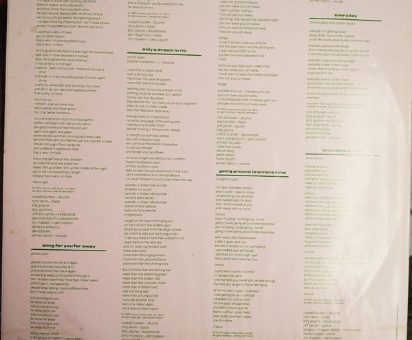 James Taylor - That's Why I'm Here | CBS (S 25547(SP)) - 4