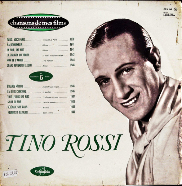 Tino Rossi - Chansons De Mes Films | Columbia (FSX 149)