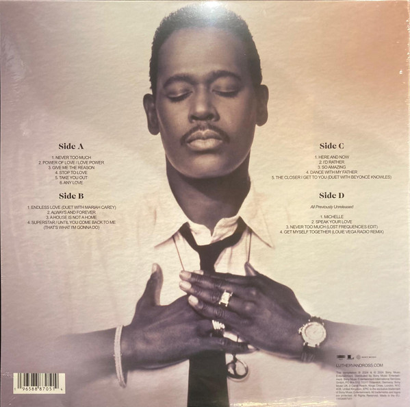 Luther Vandross - Never Too Much: Greatest Hits | Epic (9658887051) - 2