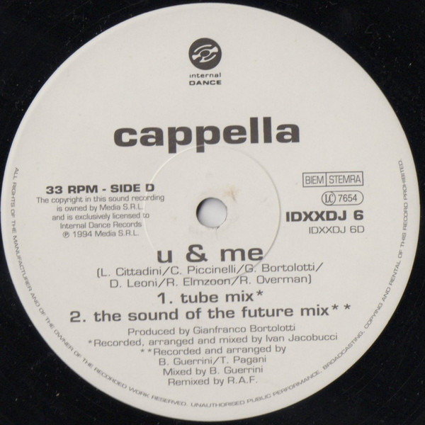 Cappella - U & Me | Internal Dance (IDXXDJ 6) - 4