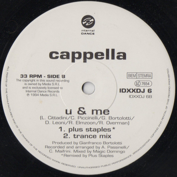 Cappella - U & Me | Internal Dance (IDXXDJ 6) - 2