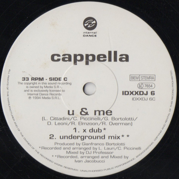 Cappella - U & Me | Internal Dance (IDXXDJ 6) - 3