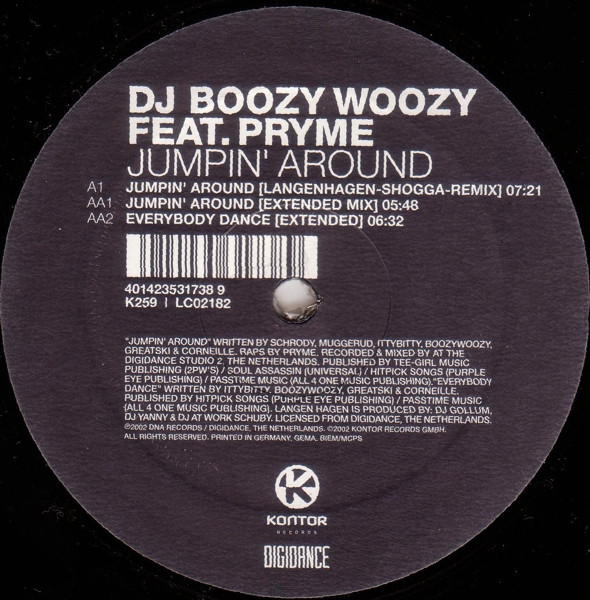 DJ Boozy Woozy Feat. Pryme - Jumpin' Around | Kontor Records (K259)