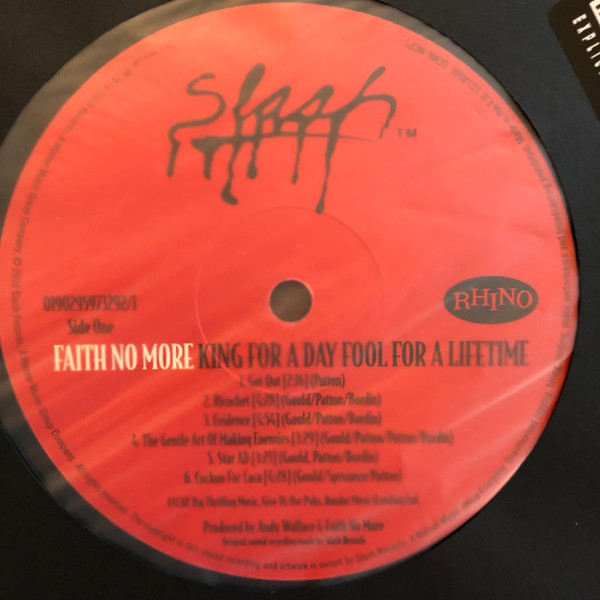 Faith No More - King For A Day Fool For A Lifetime | Slash (0190295973292) - 4