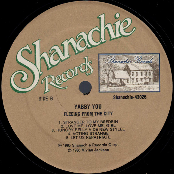 Yabby You - Fleeing From The City | Shanachie (43026) - 4
