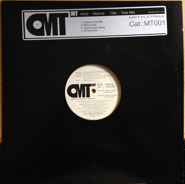 Malena - Vida Mia | Mettle Trax (MT 001)
