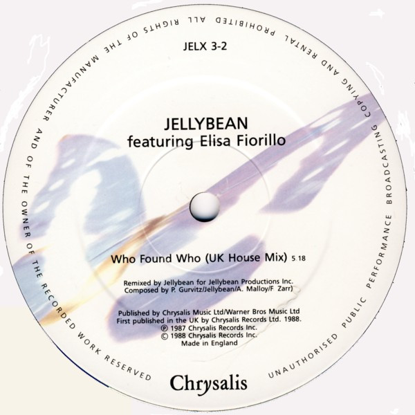 John "Jellybean" Benitez Featuring Adele Bertei - Just A Mirage | Chrysalis (JELX 3) - 4 John "Jellybean" Benitez Featuring Adele Bertei - Just A Mirage | Chrysalis (JELX 3) - 4