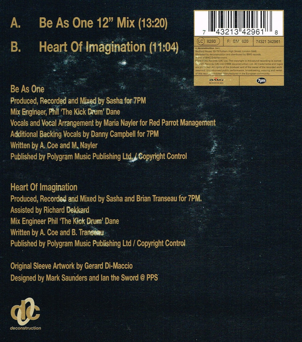 Sasha & Maria Nayler - Be As One | Deconstruction (74321 342961) - 5