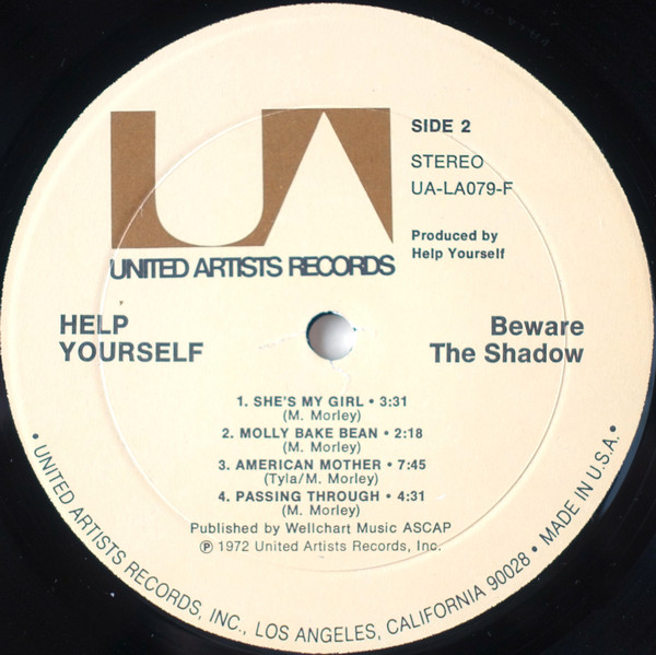 Help Yourself - Beware The Shadow | United Artists Records (UA-LA079-F) - 4