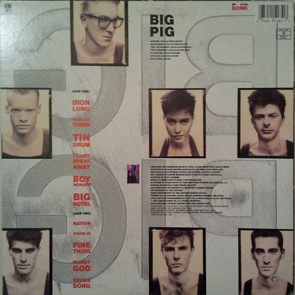 Big Pig - Bonk | A&M Records (SP 5185) - 2