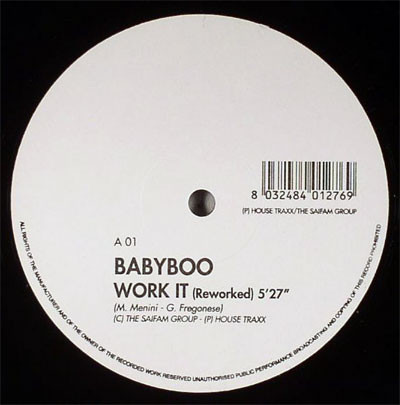 Babyboo - Work It | House Traxx (HT 039)