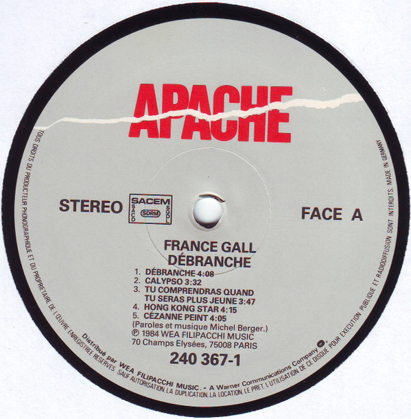 France Gall - Débranche ! | Apache (240367-1) - 4