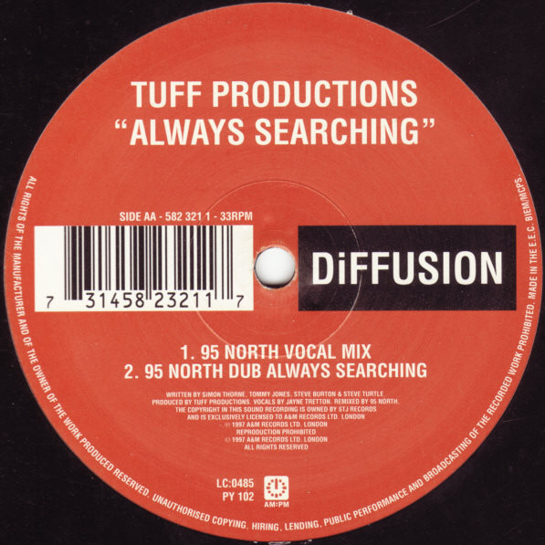 Tuff Productions - Always Searching | DiFFUSION (582 321 1) - 3