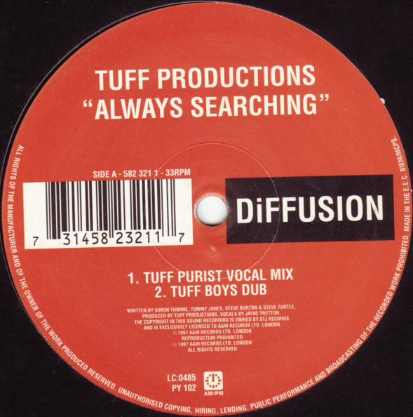 Tuff Productions - Always Searching | DiFFUSION (582 321 1) - 2
