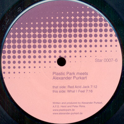 Plastic Park Meets Alexander Purkart - Red Acid Jack | Starlet (Star 0007-6) - 2