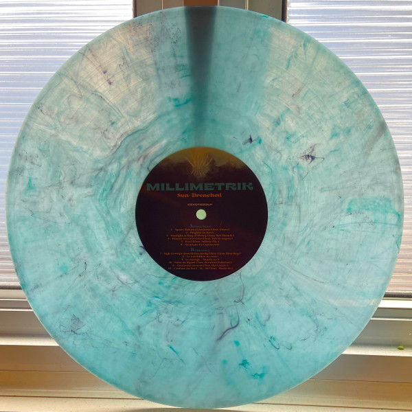 Millimetrik - Sun​-​drenched (Limited Edition - Clear Aqua w / Black Smoke Vinyl) [Vinyl] | Coyote Records (COYOTE53LP) - 3