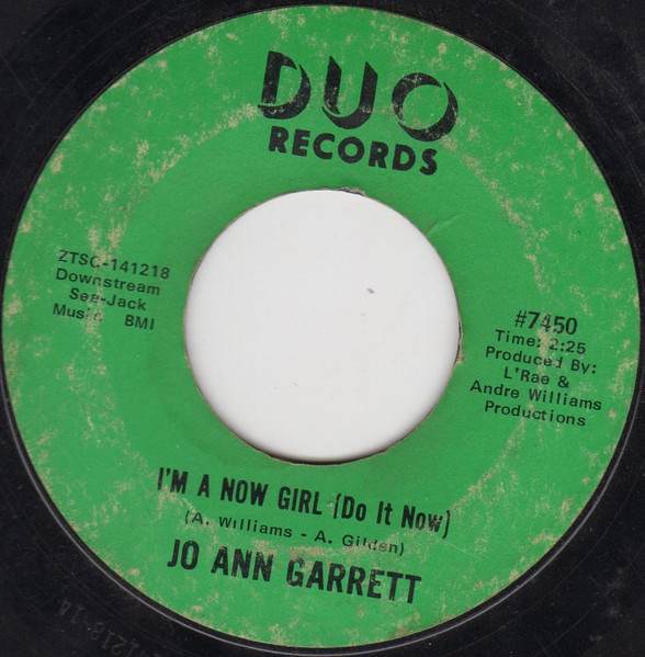 Jo Ann Garrett - One Woman / I'm A Now Girl (Do It Now) | Duo Records (#7450) - 4