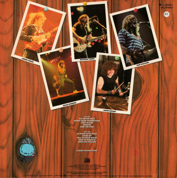 AC/DC - Fly On The Wall | Atlantic (LL 781263-1) - 2