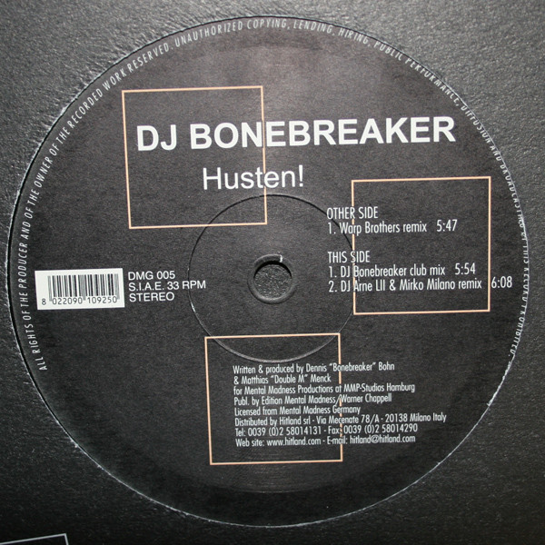 DJ Bonebreaker - Husten! | Damage (DMG 005) - main