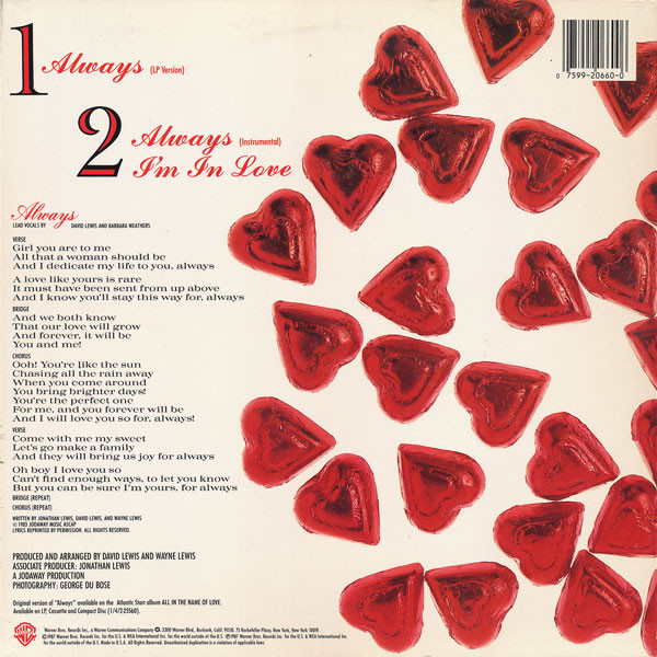 Atlantic Starr - Always | Warner Bros. Records (0-20660)