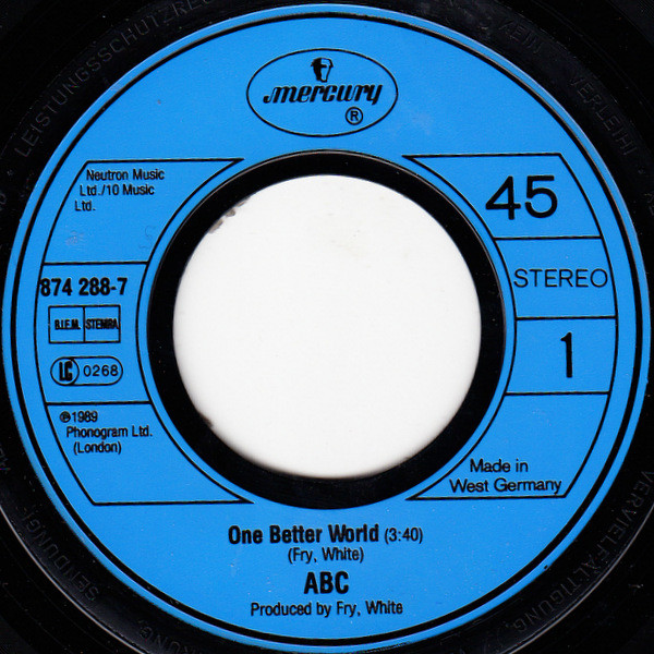 ABC - One Better World | Mercury (874 288-7) - 3