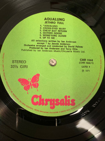 Jethro Tull - Aqualung | Chrysalis (CHR 1044) - 4