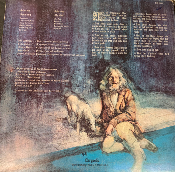 Jethro Tull - Aqualung | Chrysalis (CHR 1044) - 3