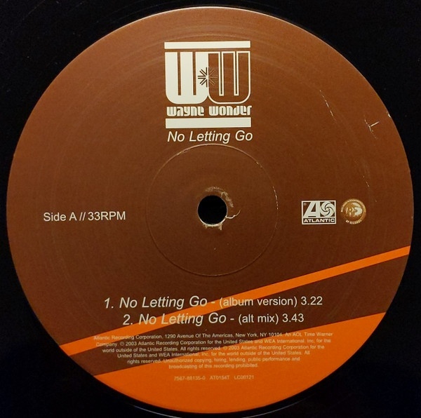 Wayne Wonder - No Letting Go | Atlantic (7567-88135-0 AT0154T) - 3 Wayne Wonder - No Letting Go | Atlantic (7567-88135-0 AT0154T) - 3