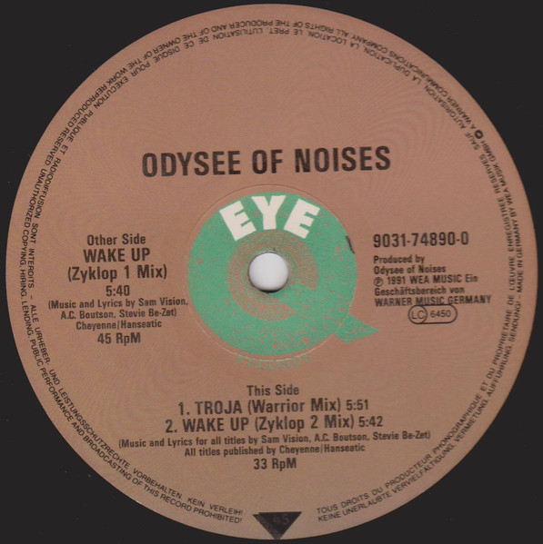 Odyssee Of Noises - Wake Up | Eye Q Records (9031-74890-0) - main